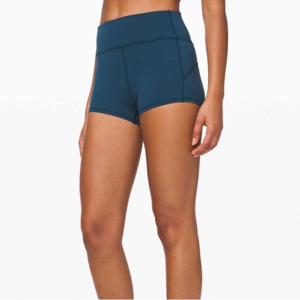 Lululemon In Movement Short Everlux 2.5" Night Diver